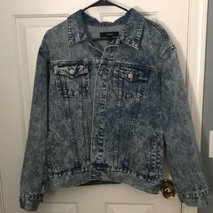Oversized jean jacket